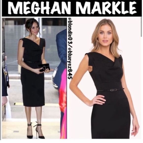 Black Halo iconic black Classic Jackie O Dress S